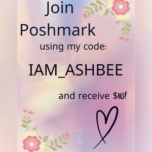 Join Poshmark using my code: IAM_ASHBEE and save $10! 💕